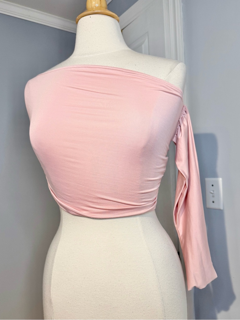Shein One-Shoulder Crop Top